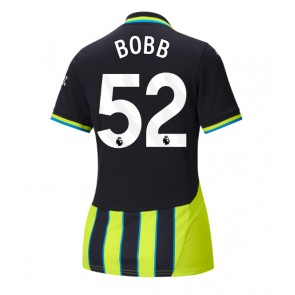 Manchester City Oscar Bobb #52 Dámské Venkovní Dres 2024-25 Krátký Rukáv